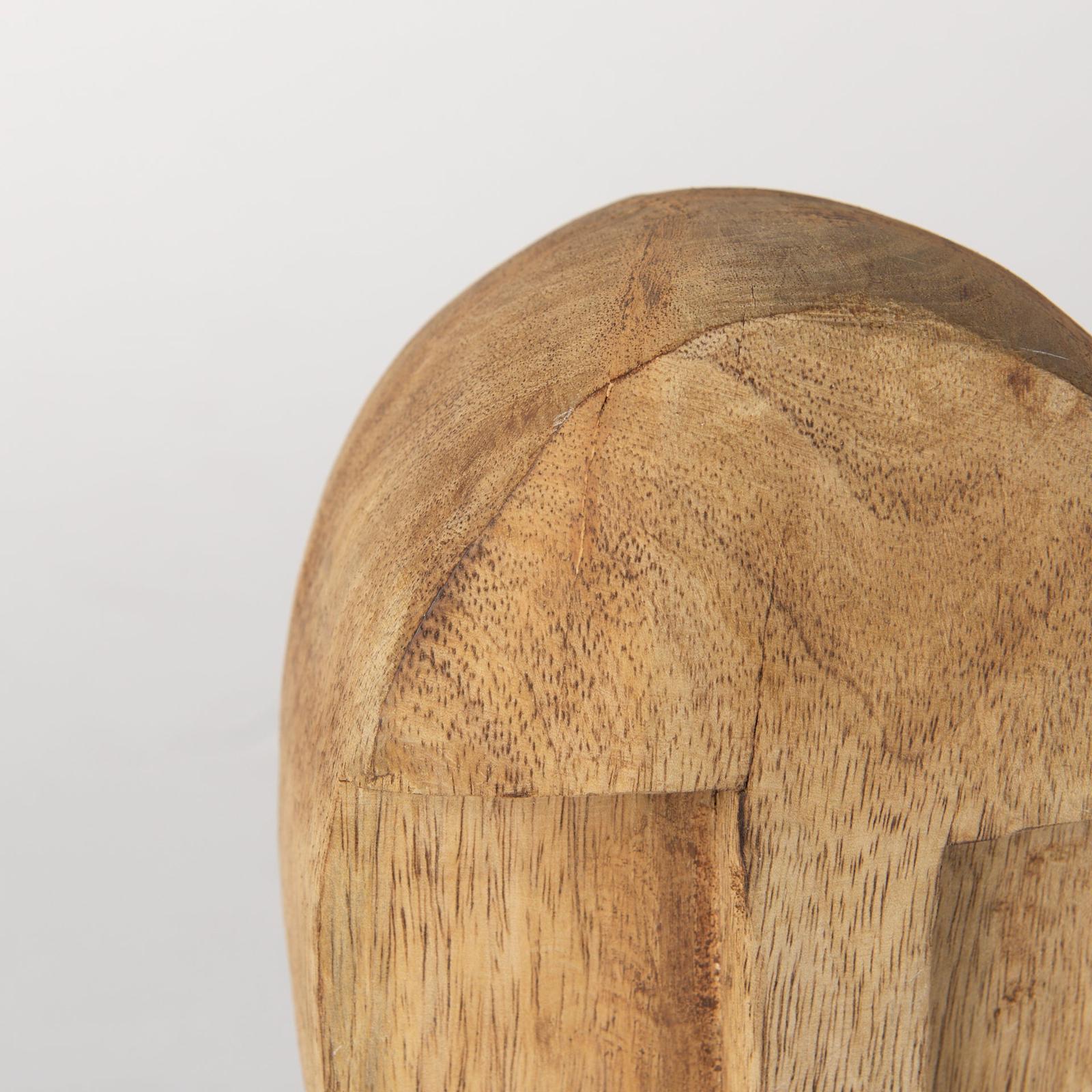 Mercana Ivan Wooden Head Sculpture