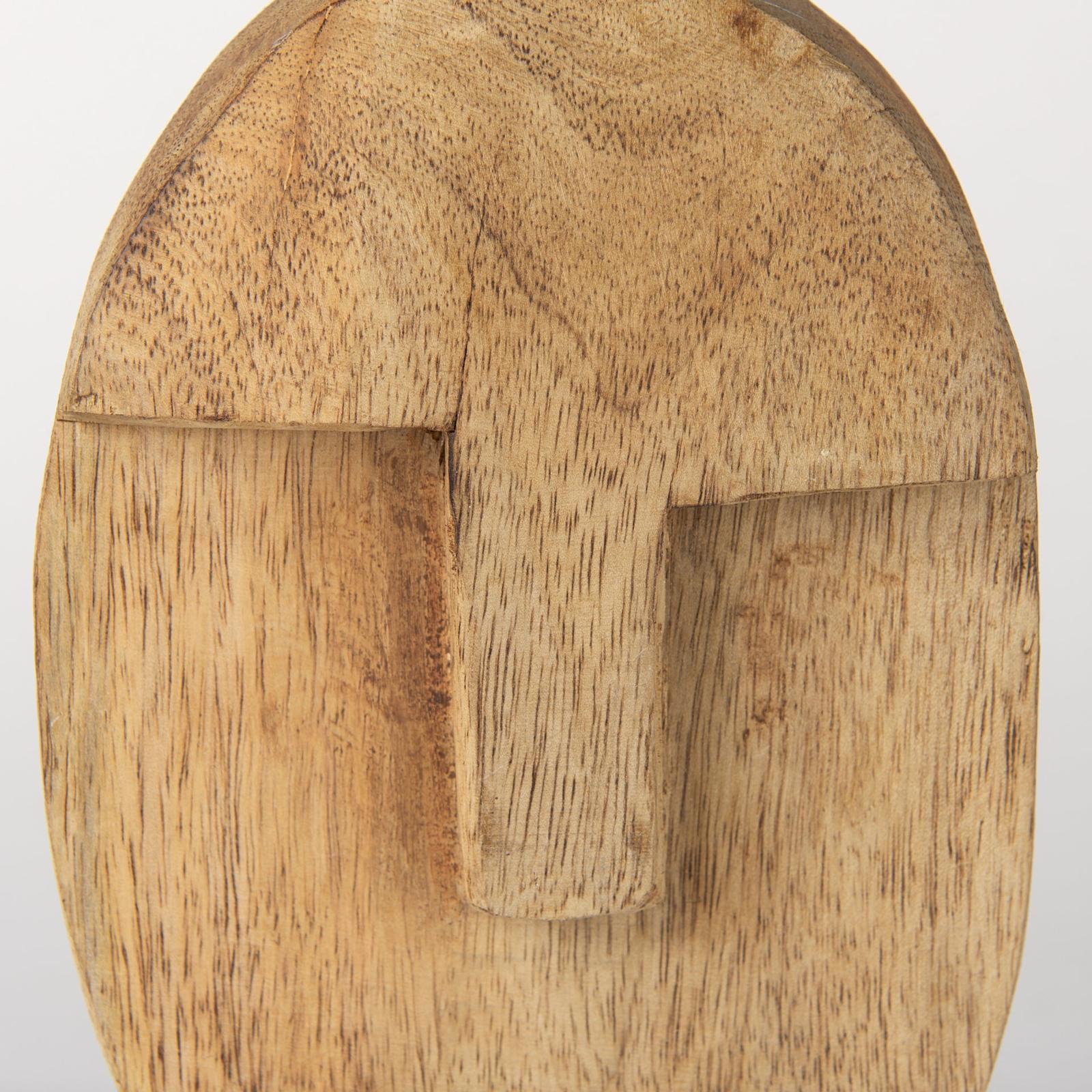 Mercana Ivan Wooden Head Sculpture