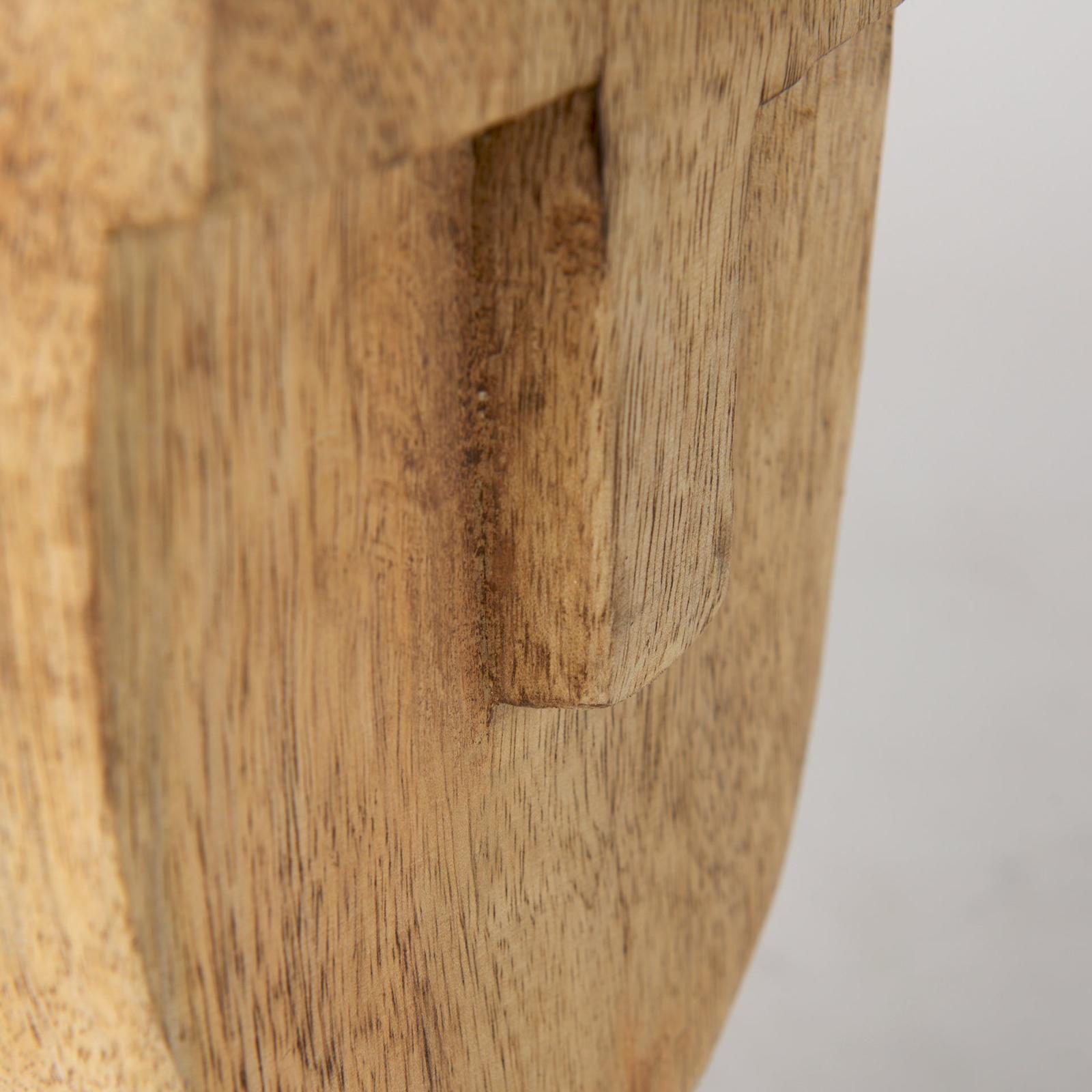 Mercana Ivan Wooden Head Sculpture
