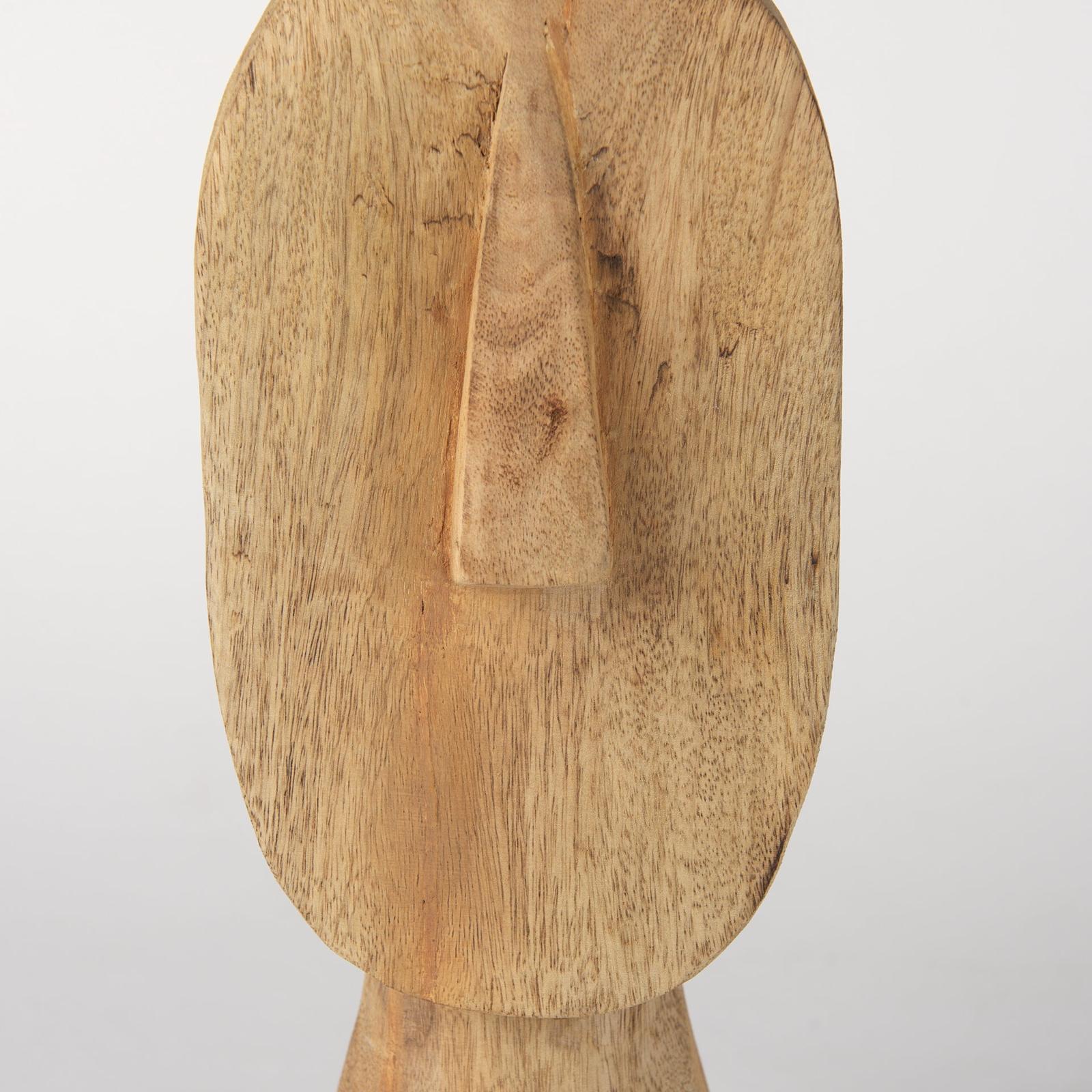 Mercana Ivan Wooden Head Sculpture