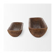 Mercana Athena Extra Large Reclaimed Wood Trays - Set of 2