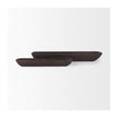 Mercana Athena Extra Large Reclaimed Wood Trays - Set of 2