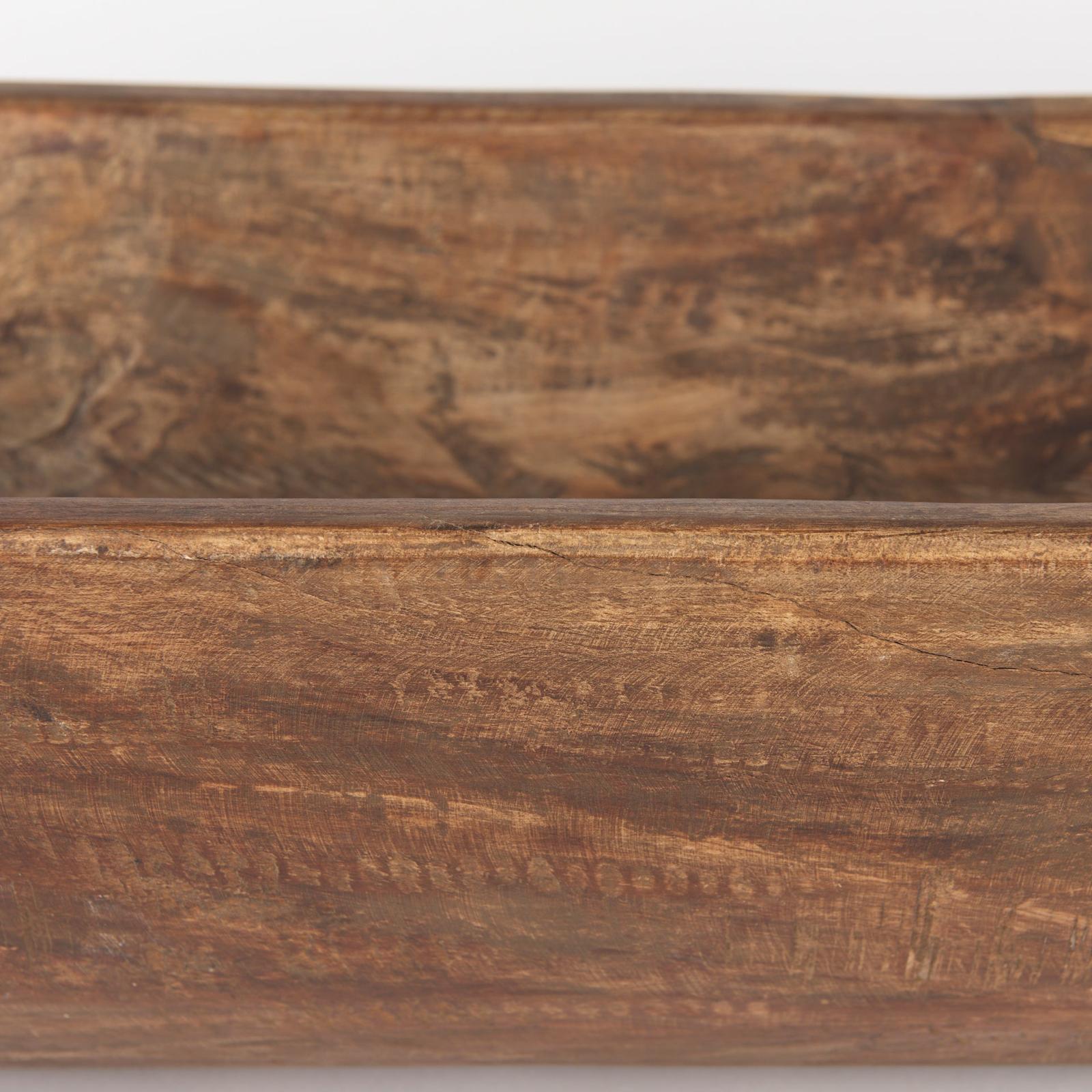 Mercana Athena Extra Large Oblong Reclaimed Wood Bowl