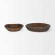Mercana Nikita Large Reclaimed Wood Bowls- Set of 2