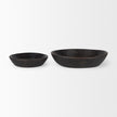 Mercana Nikita Large Reclaimed Wood Bowls- Set of 2