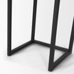 Mercana Jadine Medium Brown Wood w/ Black Metal Rectangle Frames- Set of 2 Clearance