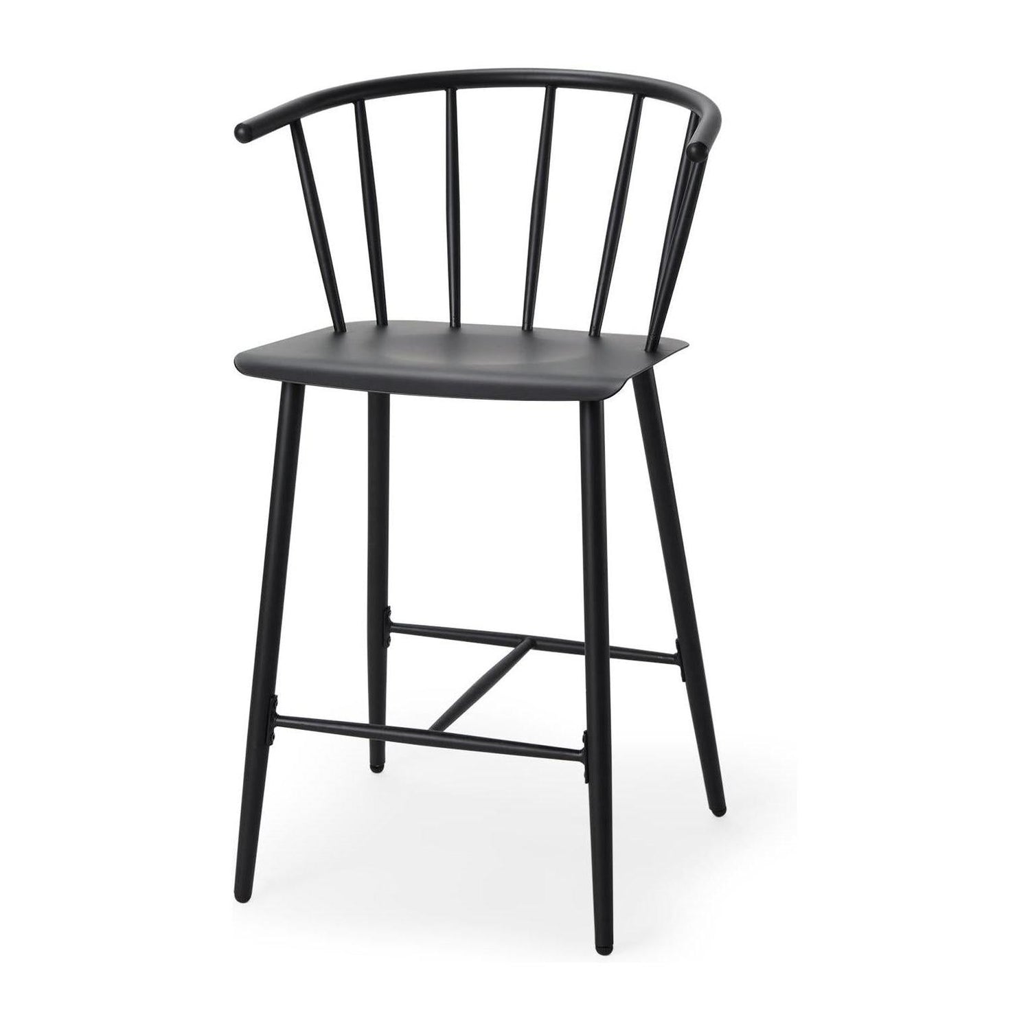 Mercana Colin Black Metal Counter Stool