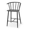Mercana Colin Black Metal Counter Stool