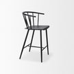 Mercana Colin Black Metal Counter Stool