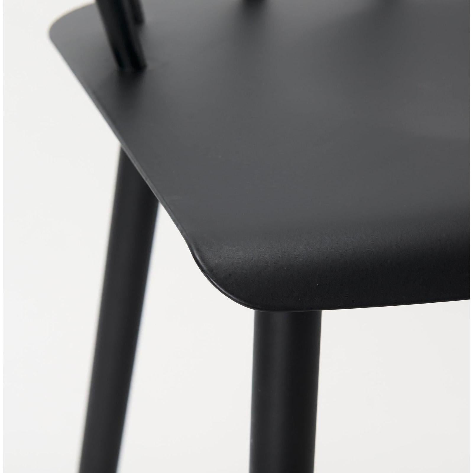 Mercana Colin Black Metal Counter Stool