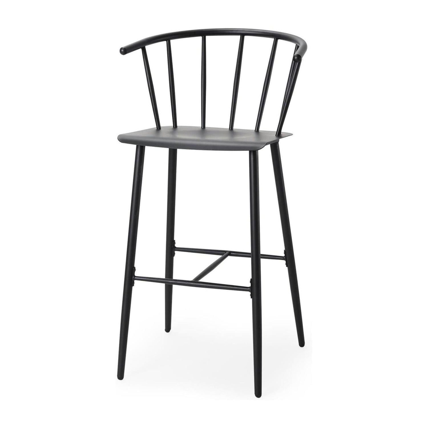 Mercana Colin Black Metal Bar Stool Clearance