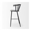 Mercana Colin Black Metal Bar Stool Clearance