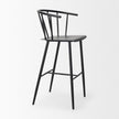 Mercana Colin Black Metal Bar Stool Clearance