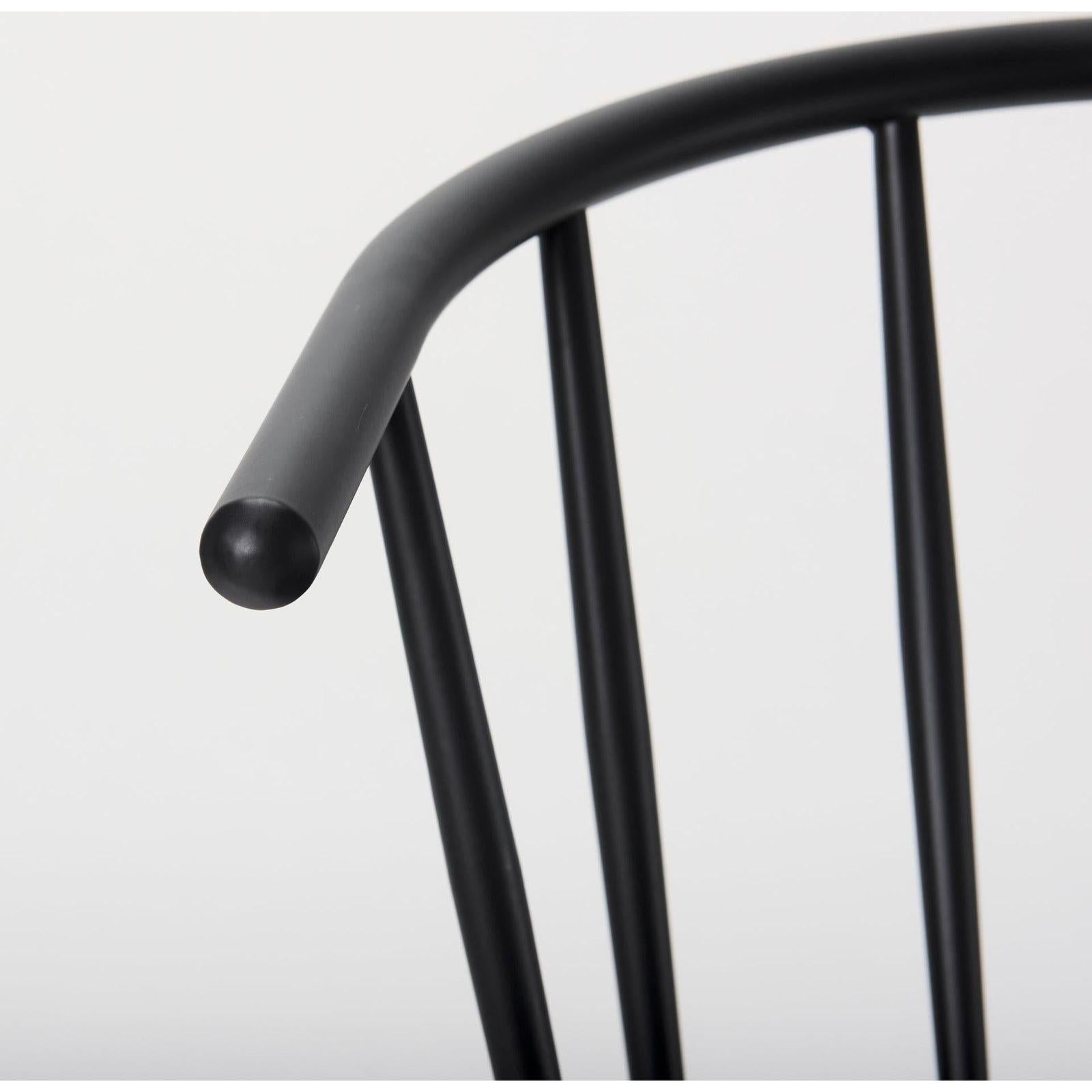 Mercana Colin Black Metal Bar Stool Clearance
