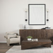 Mercana Kolt Neutral Geometric Patterned Wool Area Rug Clearance