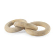 Mercana Alize Solid Wood Circular Chain Link Decorative Object