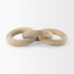 Mercana Alize Solid Wood Circular Chain Link Decorative Object