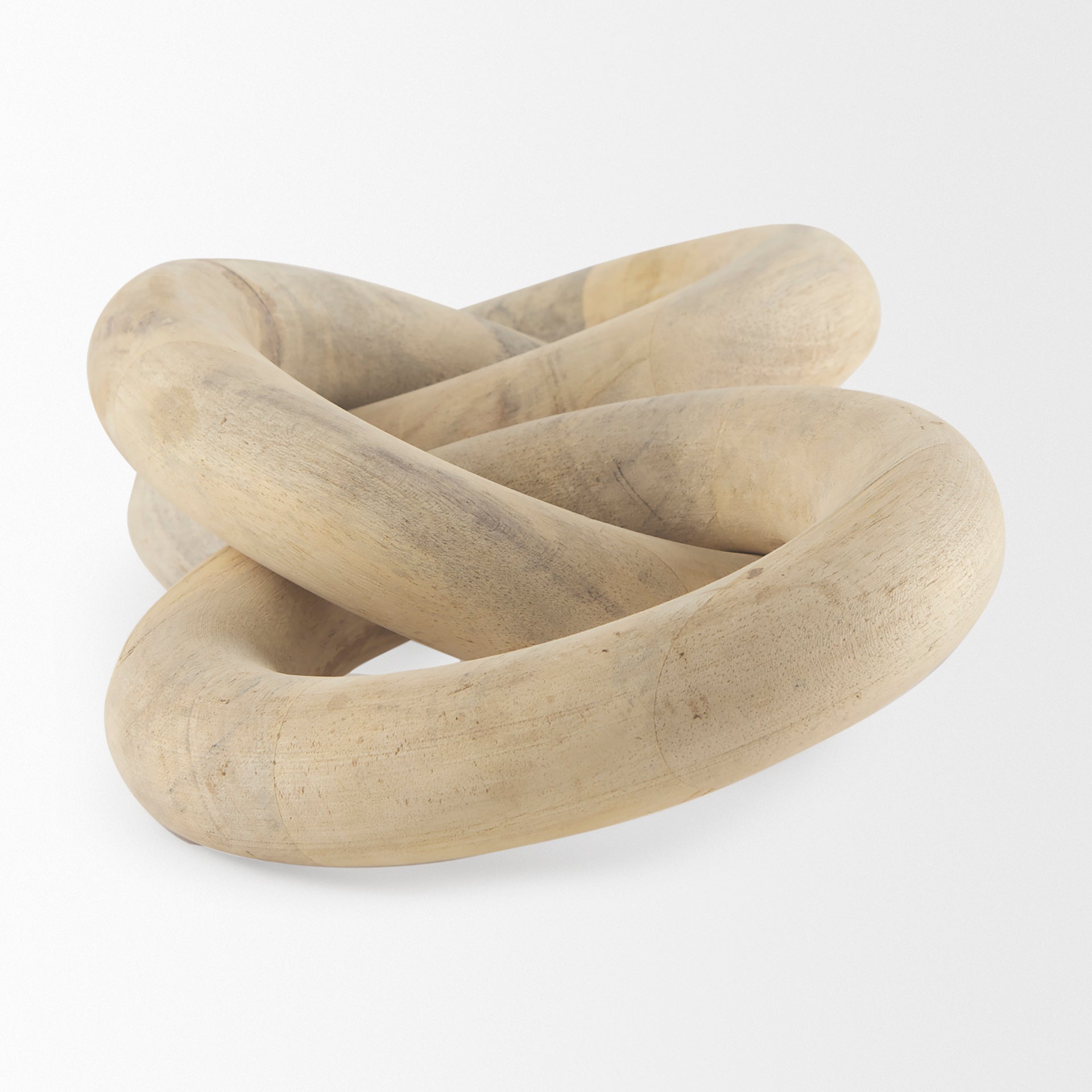 Mercana Alize Solid Wood Circular Chain Link Decorative Object