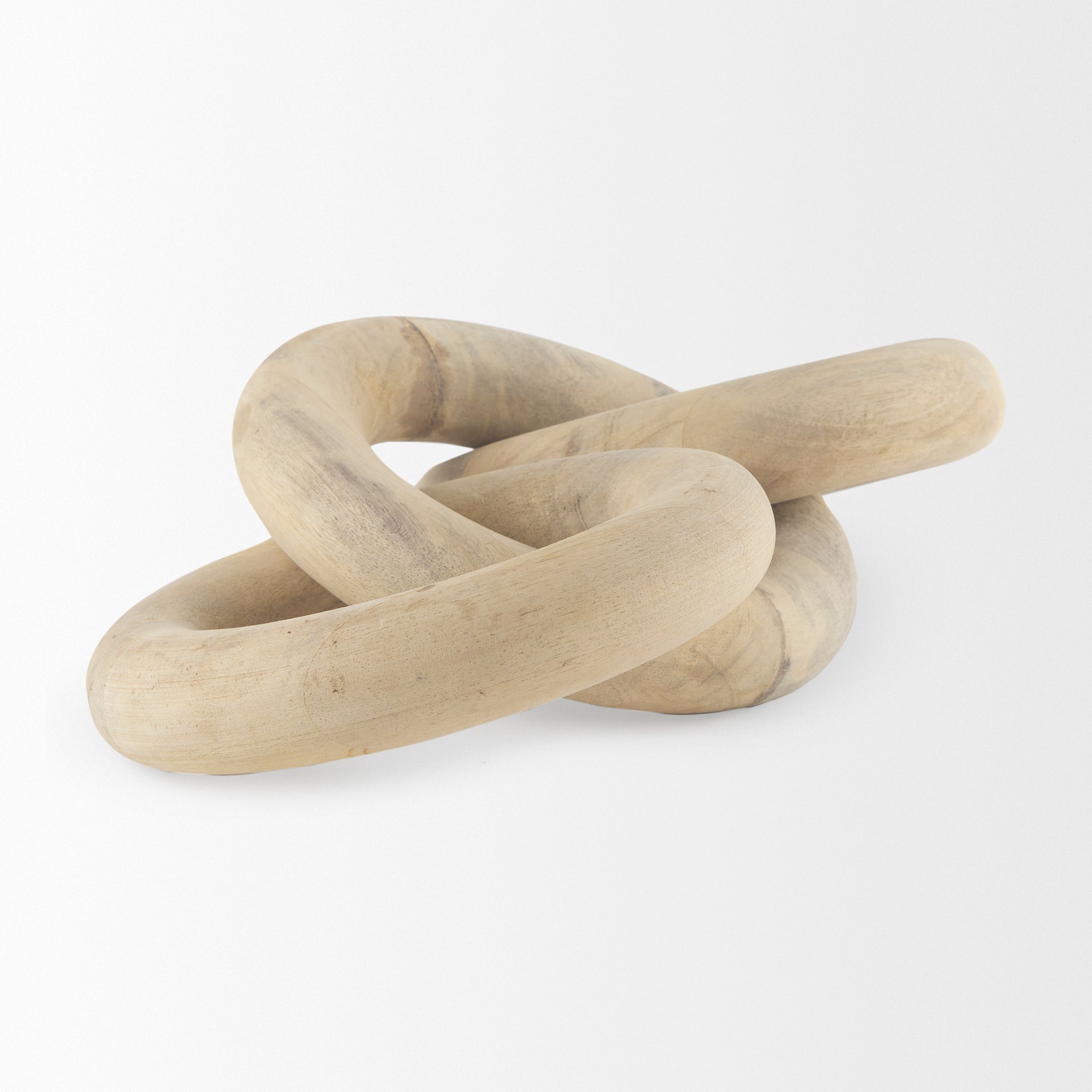 Mercana Alize Solid Wood Circular Chain Link Decorative Object