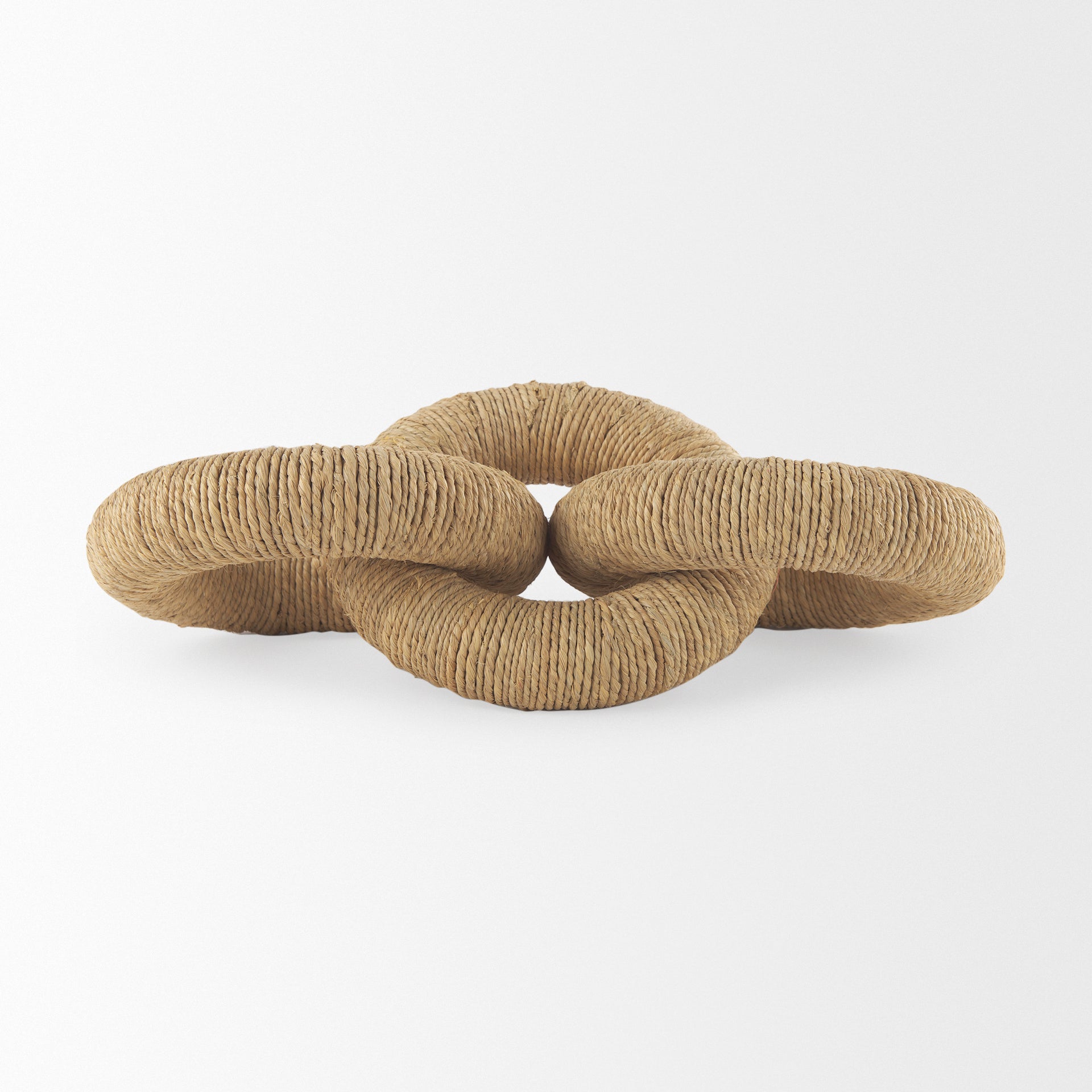 Mercana Alize Solid Wood Circular Chain Link Decorative Object