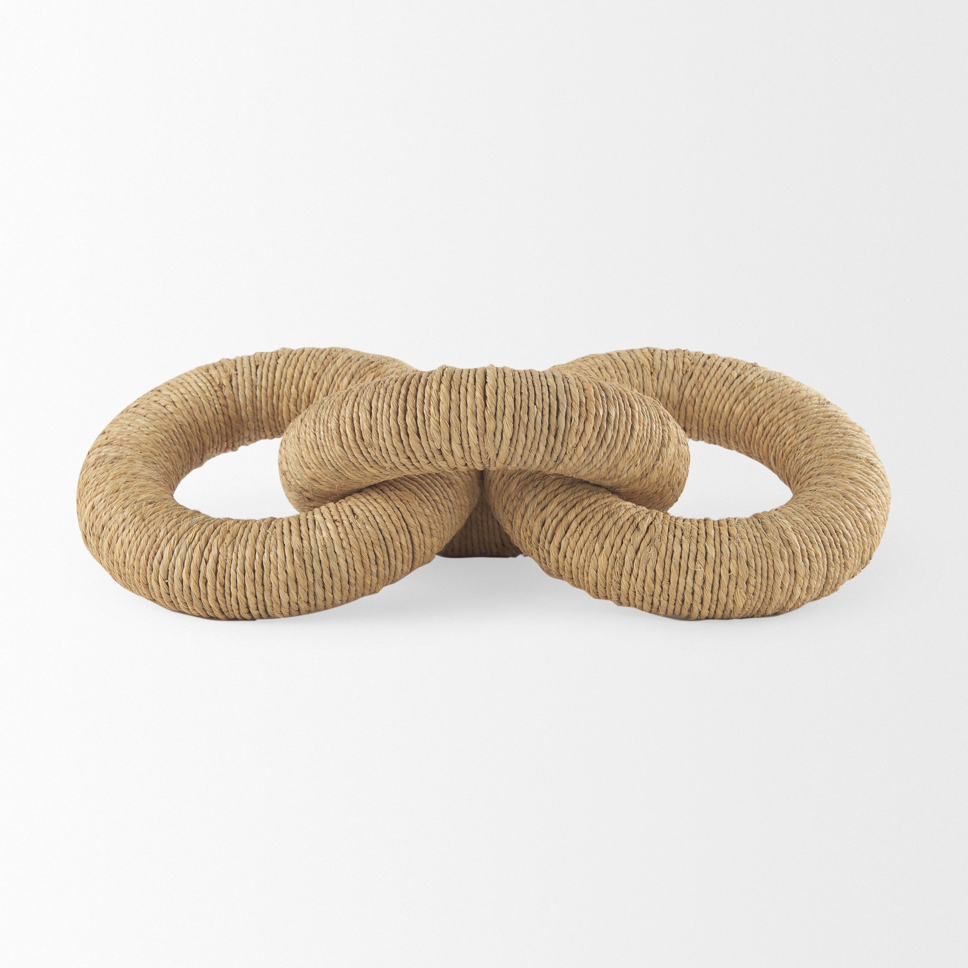 Mercana Alize Solid Wood Circular Chain Link Decorative Object