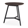 Mercana Todd Dark Brown Wood W/ Metal Legs Side Table Clearance