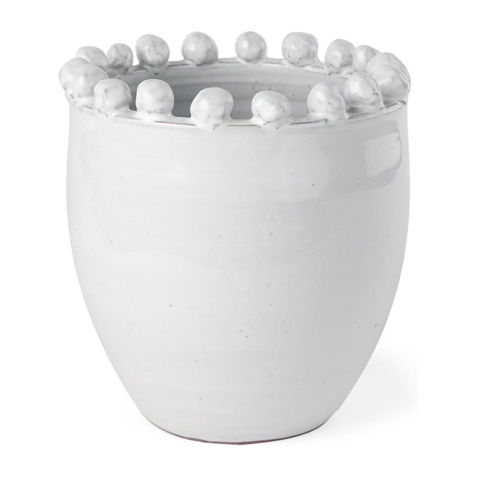 Mercana Basin Off-White Glazed Vase