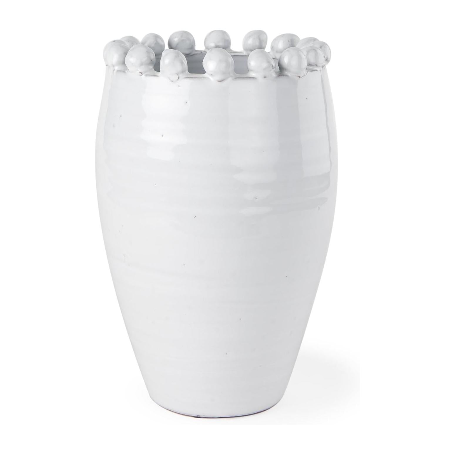 Mercana Basin Off-White Glazed Vase
