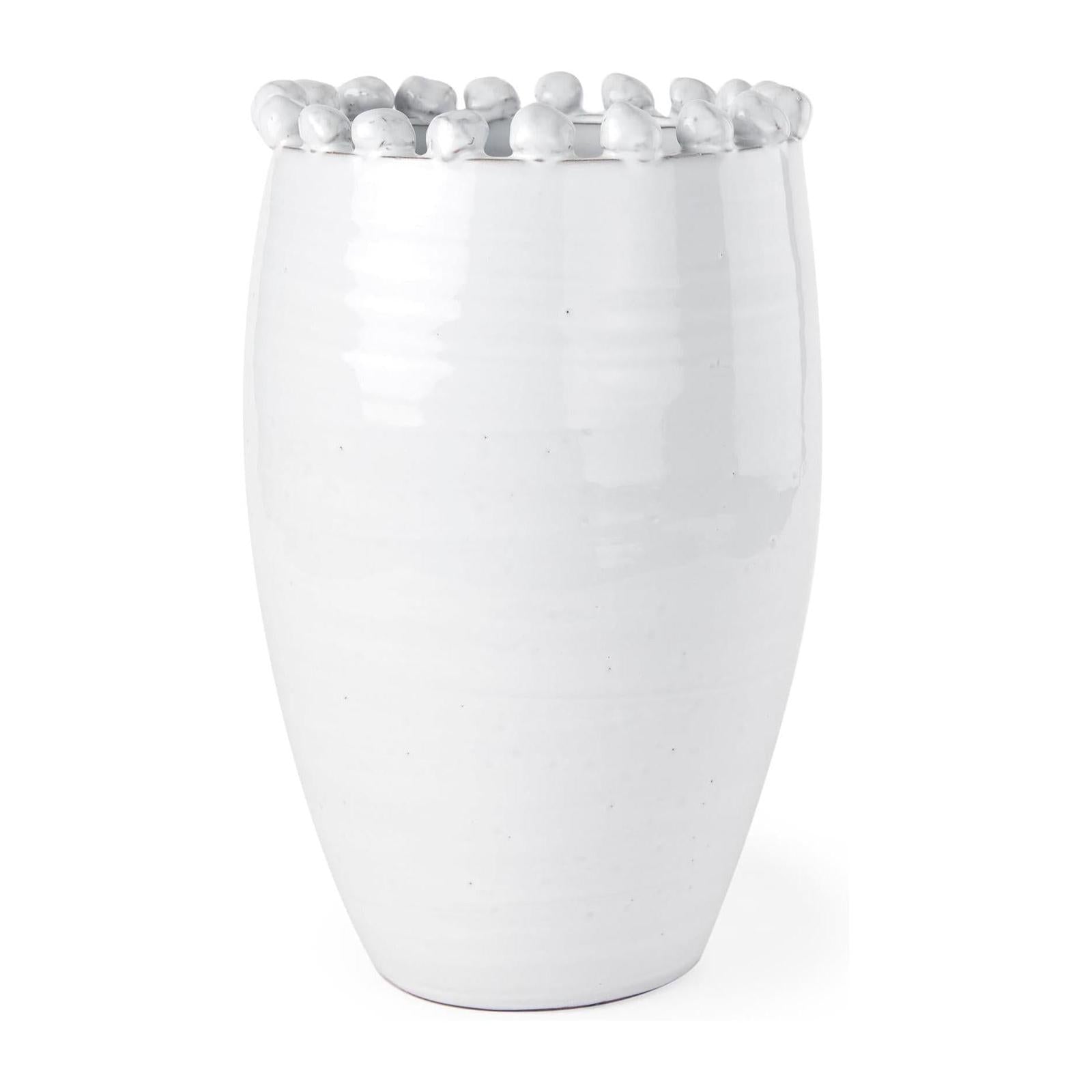 Mercana Basin Off-White Glazed Vase