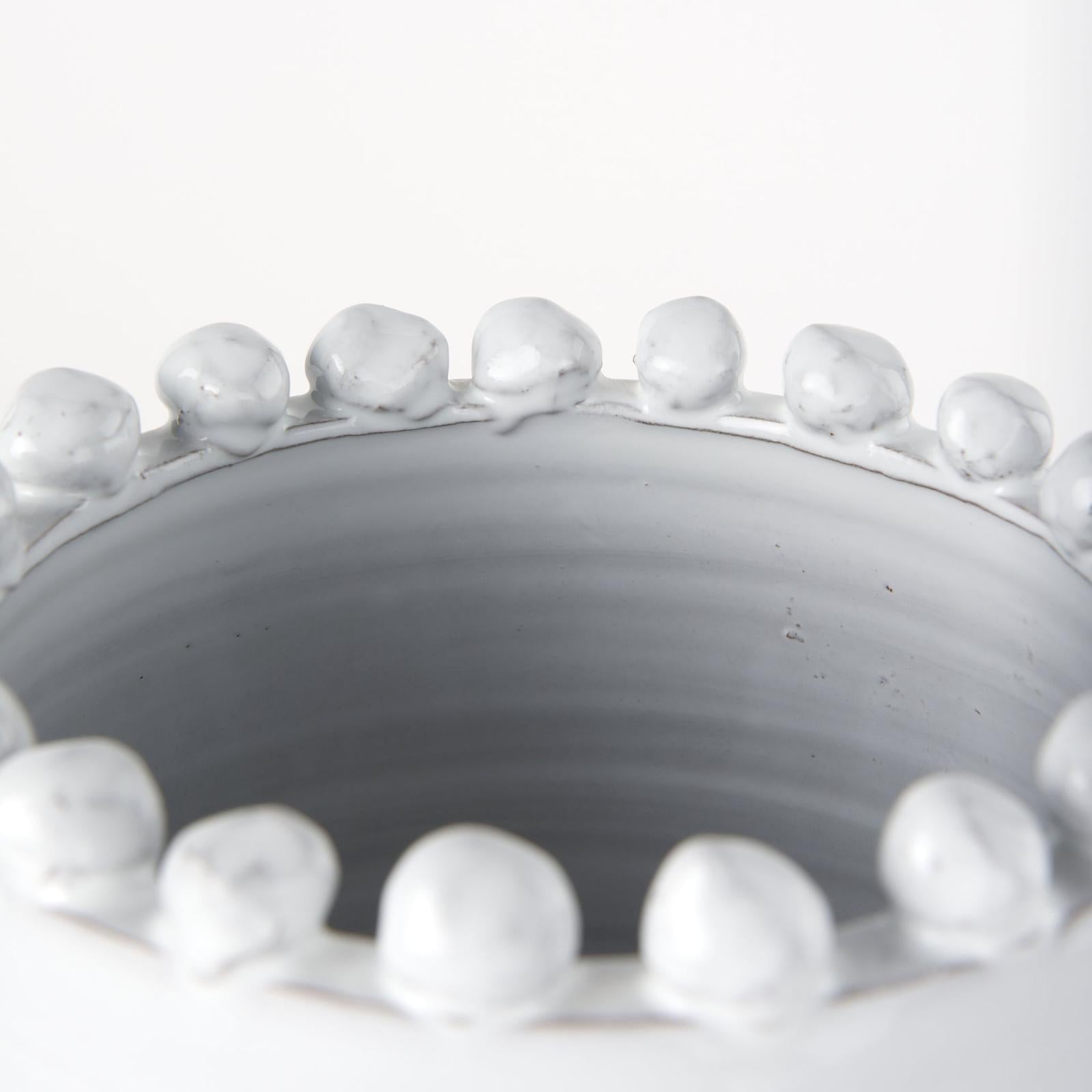 Mercana Basin Off-White Glazed Vase