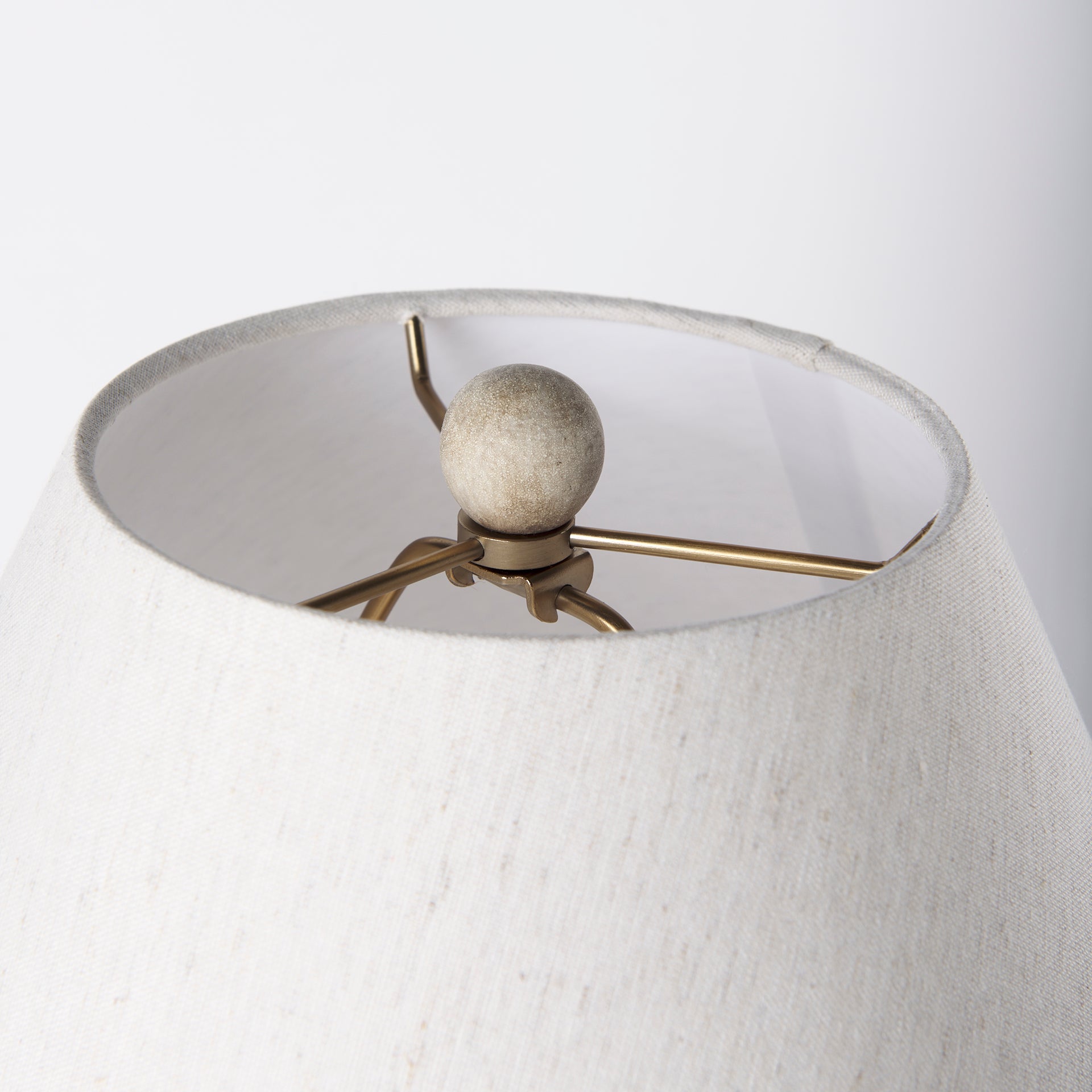Mercana Mehdi Cream Ceramic Table Lamp