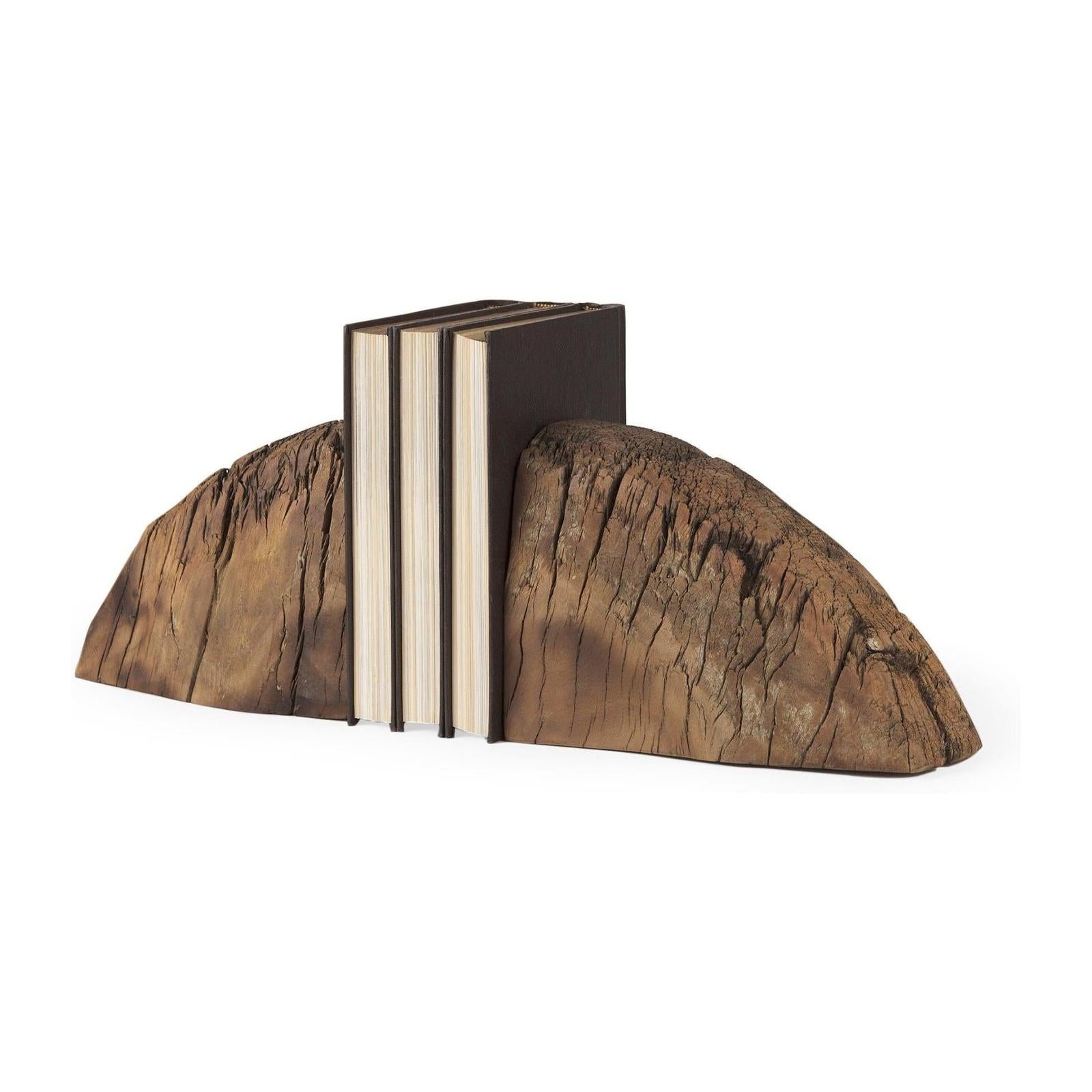 Mercana Incana Handmade Reclaimed Wooden Bookends