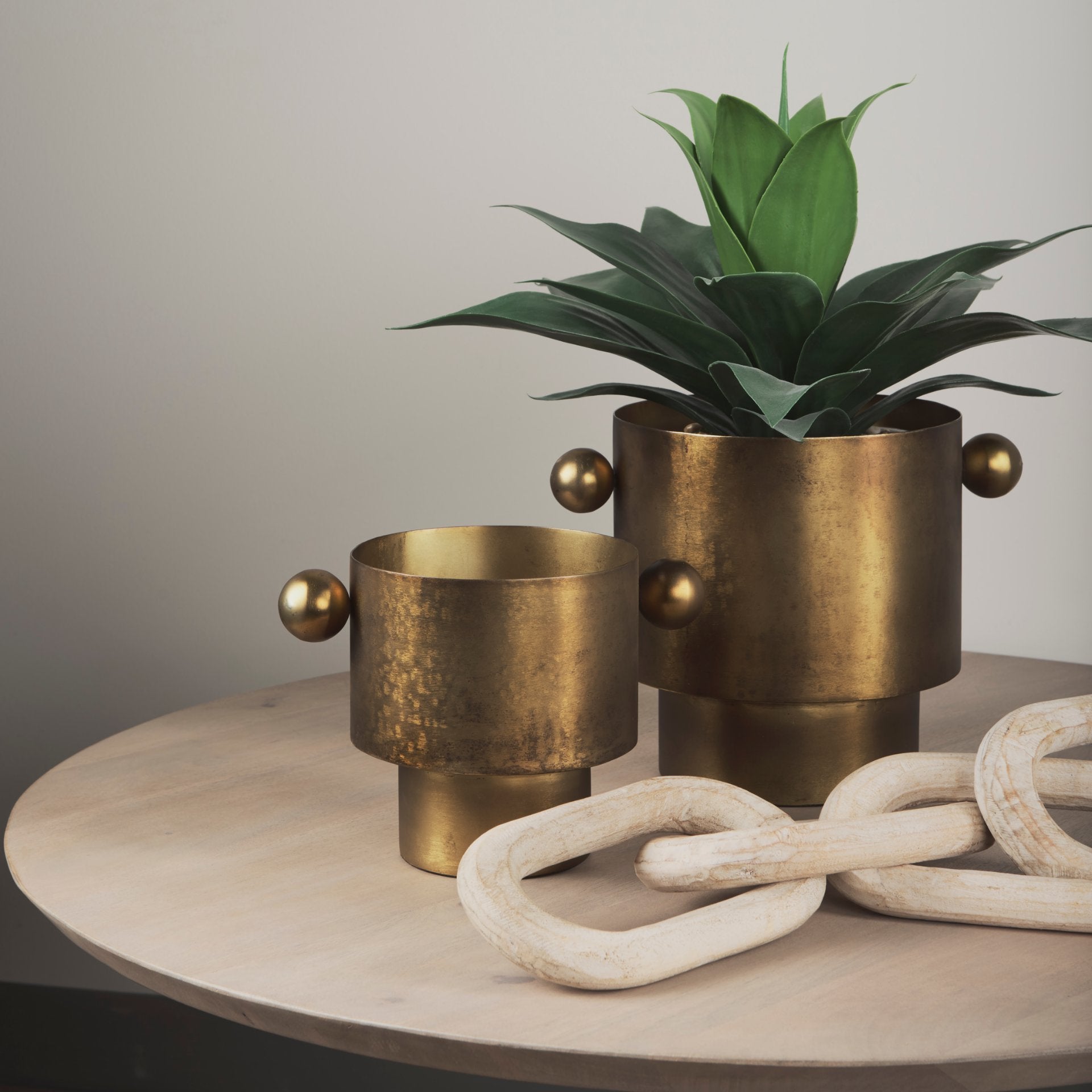 Mercana Alix  Wood Link Chain Decorative Object