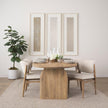 Mercana Cline Upholstered and Light Brown Wood Dining Chair