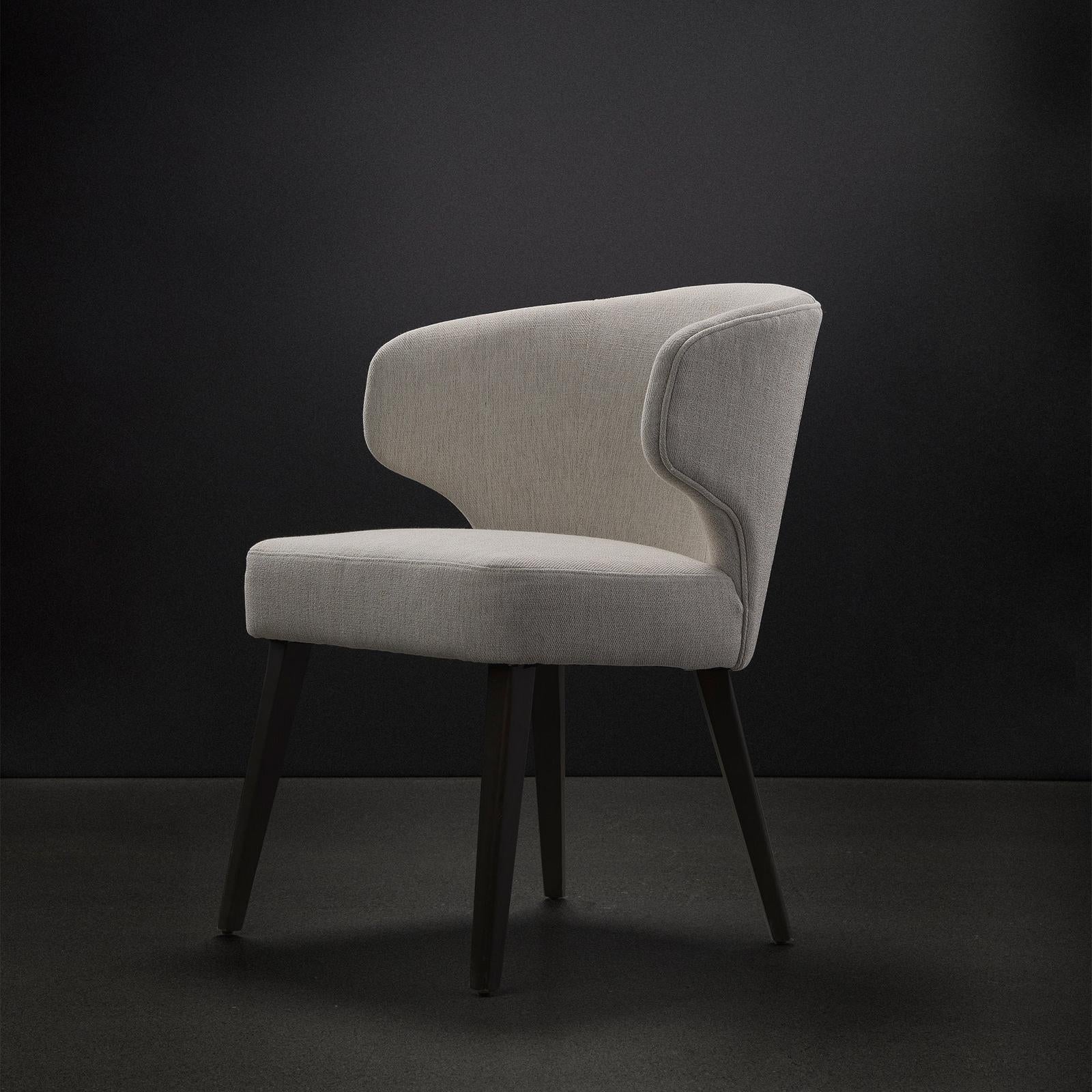 Mercana Niles Wooden Legs Wingback Dining Chair