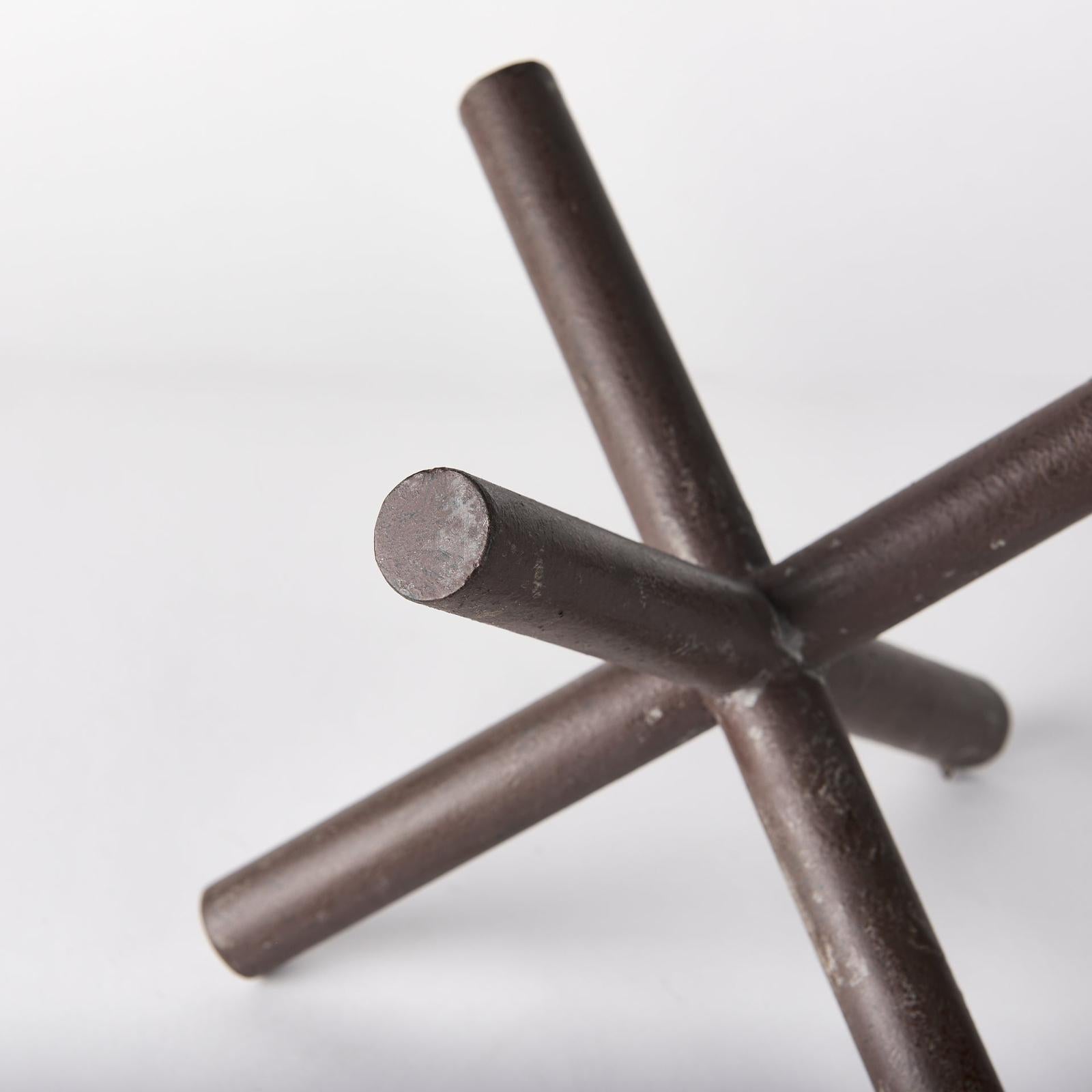 Mercana Astericks Brown Metal Decor Object