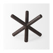 Mercana Astericks Brown Metal Decor Object