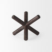 Mercana Astericks Brown Metal Decor Object