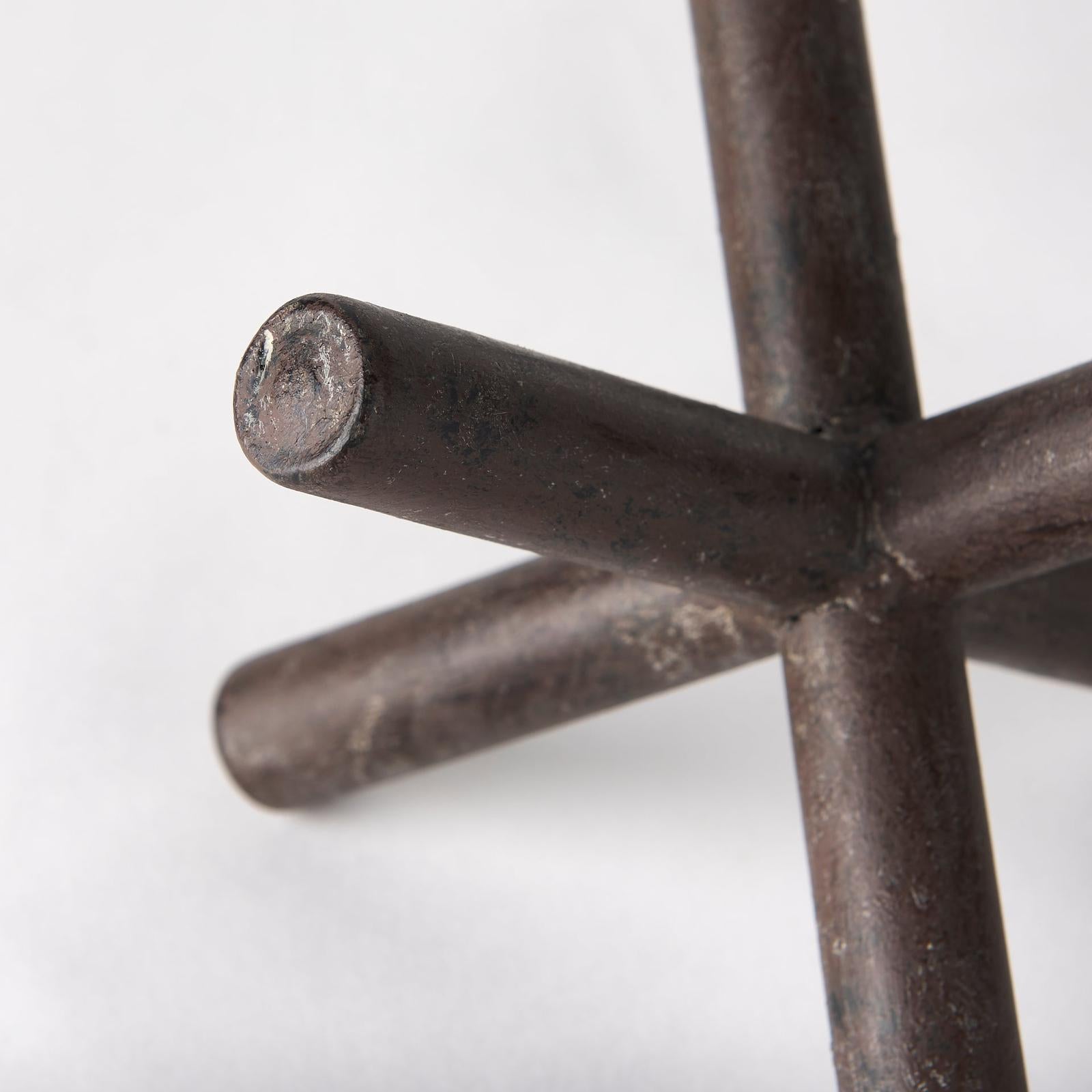 Mercana Astericks Brown Metal Decor Object
