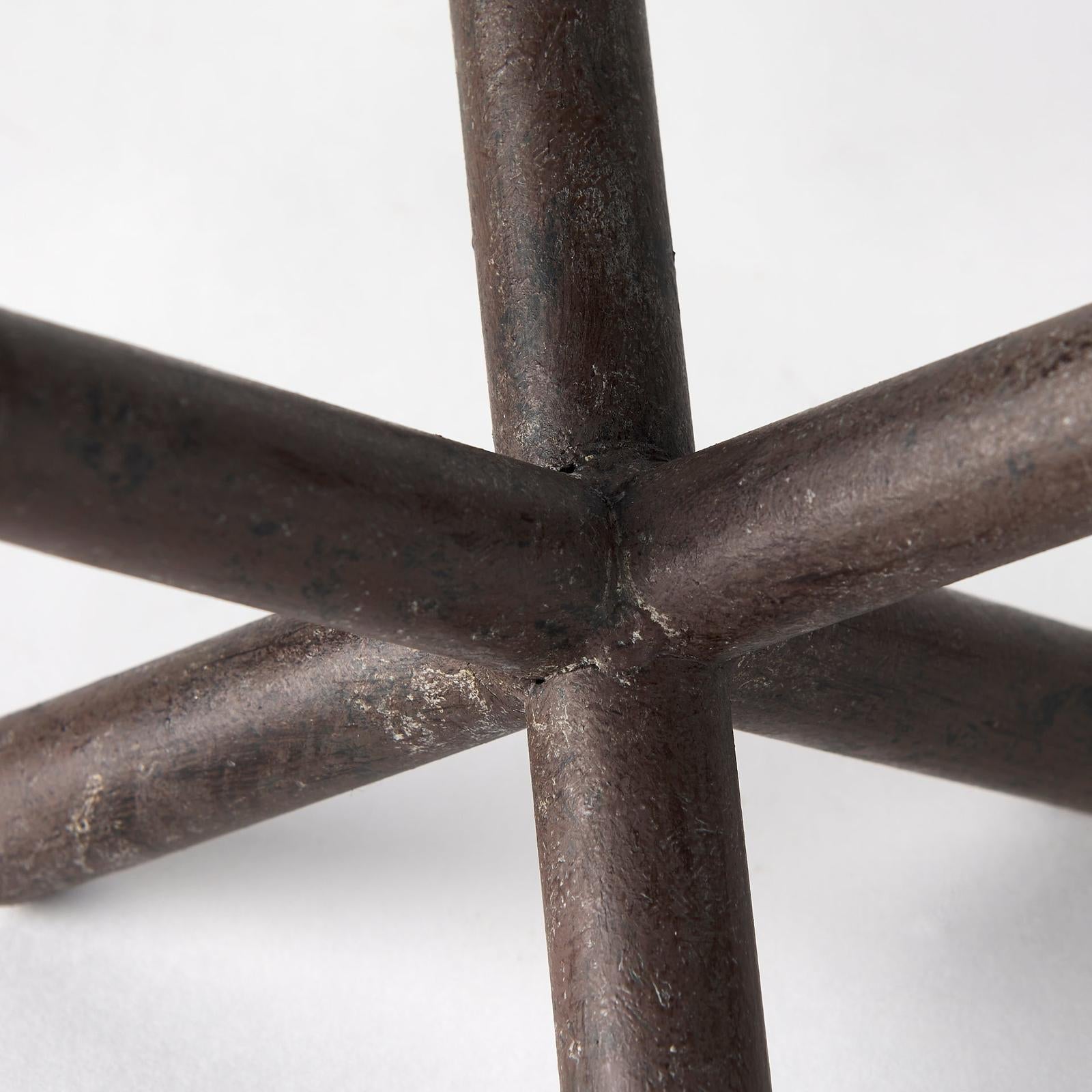 Mercana Astericks Brown Metal Decor Object