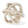 Mercana Espanlade White Wooden Beaded Orb