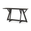 Mercana Jennings Dark Brown Wood Console Table