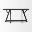 Mercana Jennings Dark Brown Wood Console Table