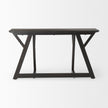 Mercana Jennings Dark Brown Wood Console Table