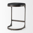 Mercana Tyson Leather W/ Metal Frame Counter Stool