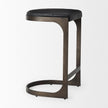 Mercana Tyson Leather W/ Metal Frame Counter Stool