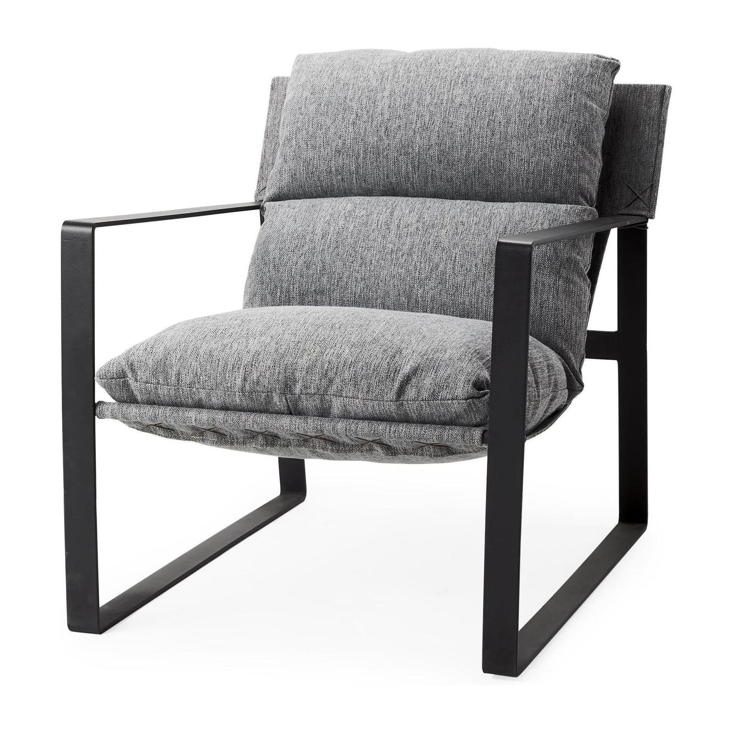 Mercana Guilia Metal Frame Sling Accent Chair Clearance