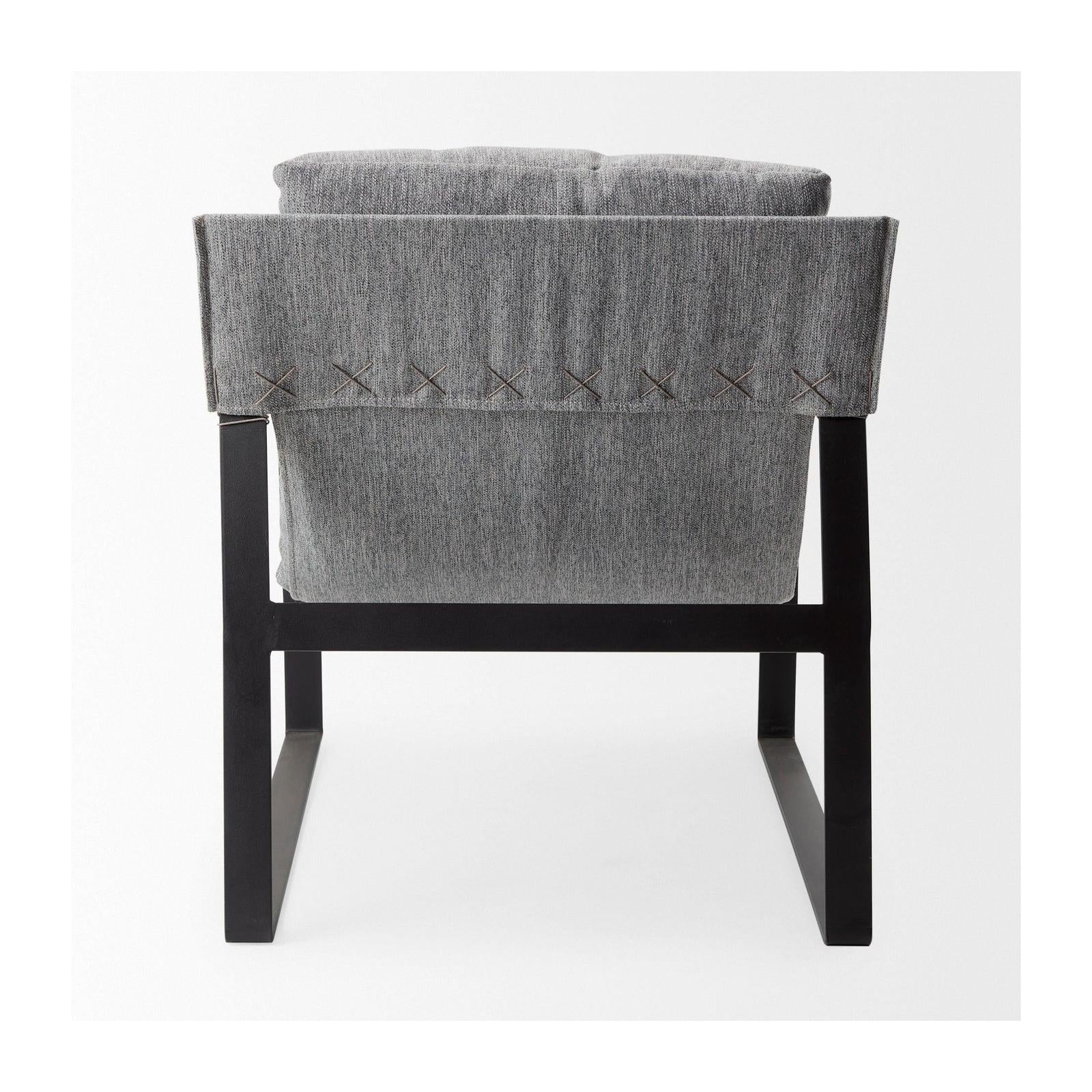 Mercana Guilia Metal Frame Sling Accent Chair Clearance