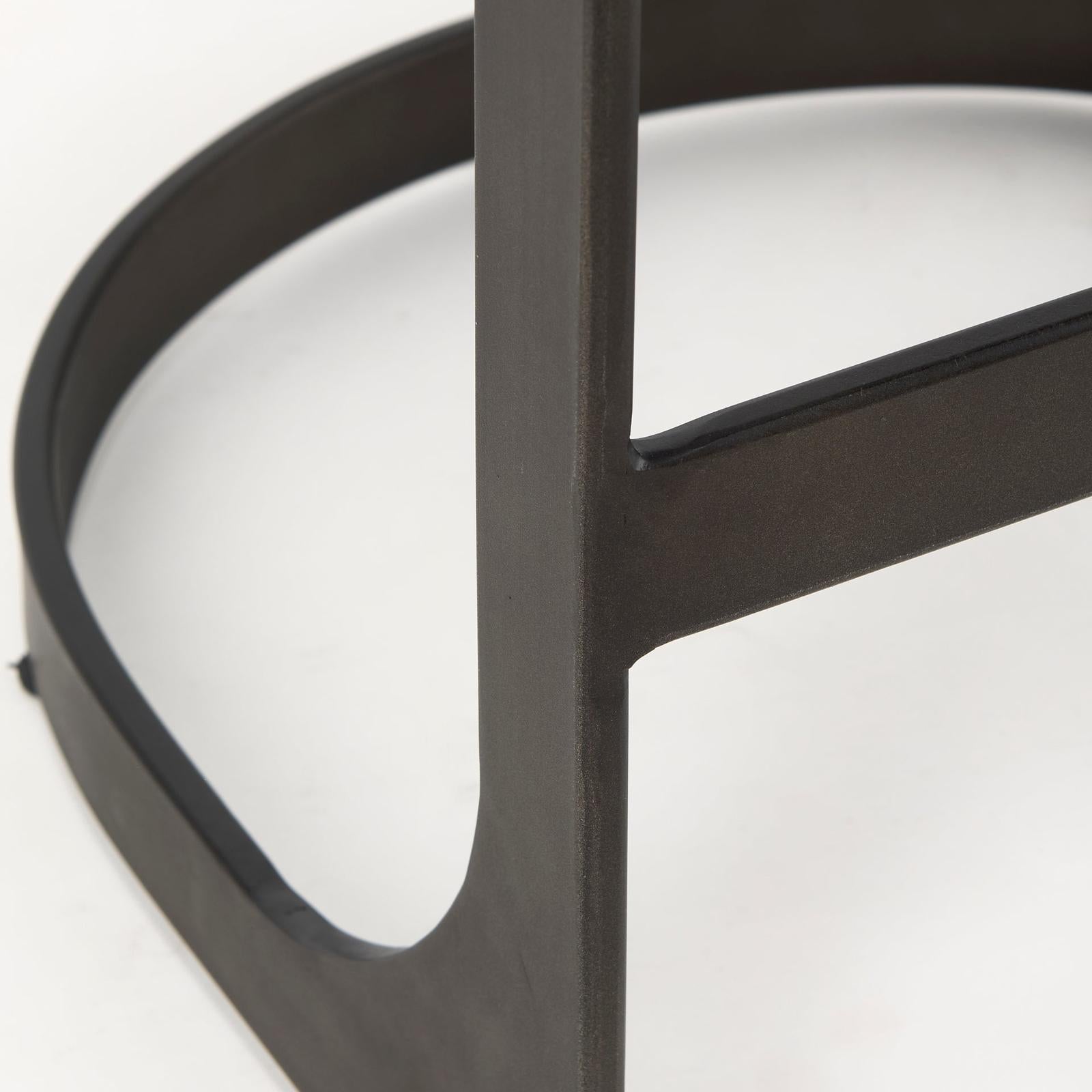 Mercana Tyson Brown/Gray Suede W/ Metal Frame Counter Stool Clearance