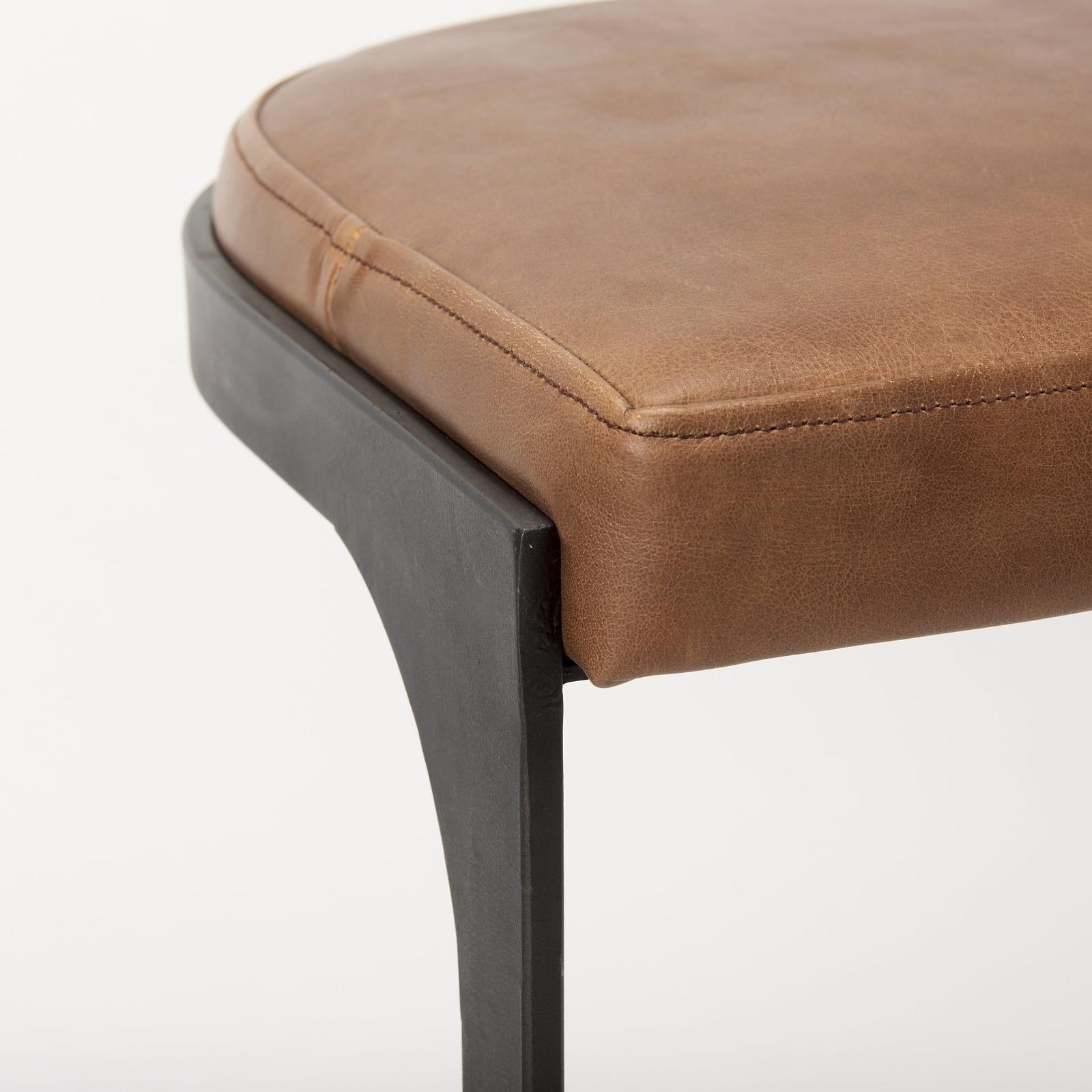 Mercana Tyson Leather W/ Metal Frame Bar Stool Clearance